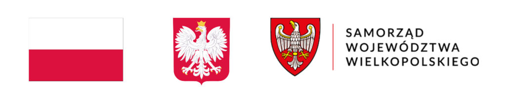 Logo - Flaga Polski, Godło Polski, Samorząd Województwa Wielkopolskiego